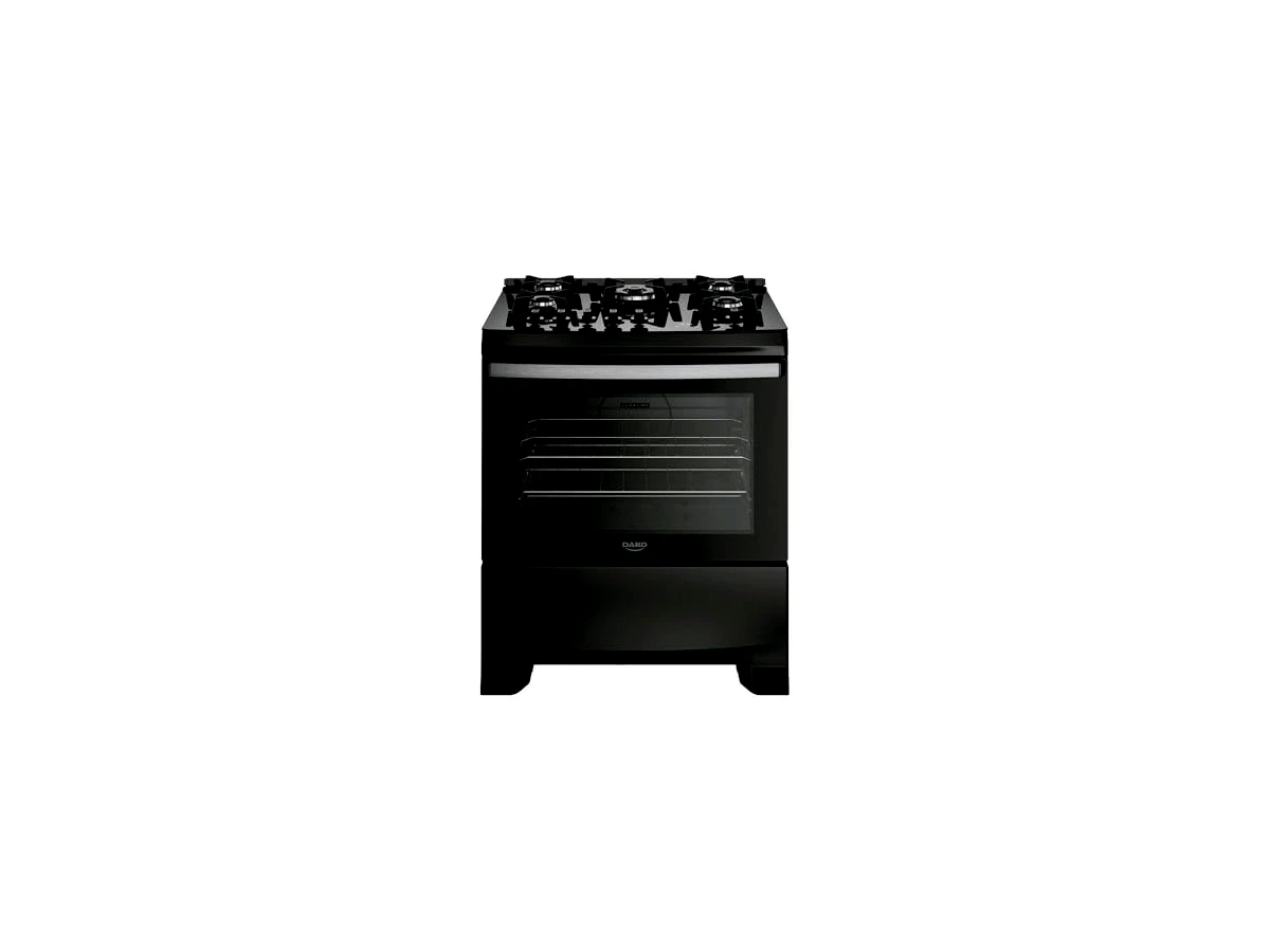 Revisão Fogão 5 Bocas Dako Supreme Black Glass com Timer Digital e Mesa de Vidro Preto Bivolt: a escolha certa para quem quer controle de tempo e design sofisticado
