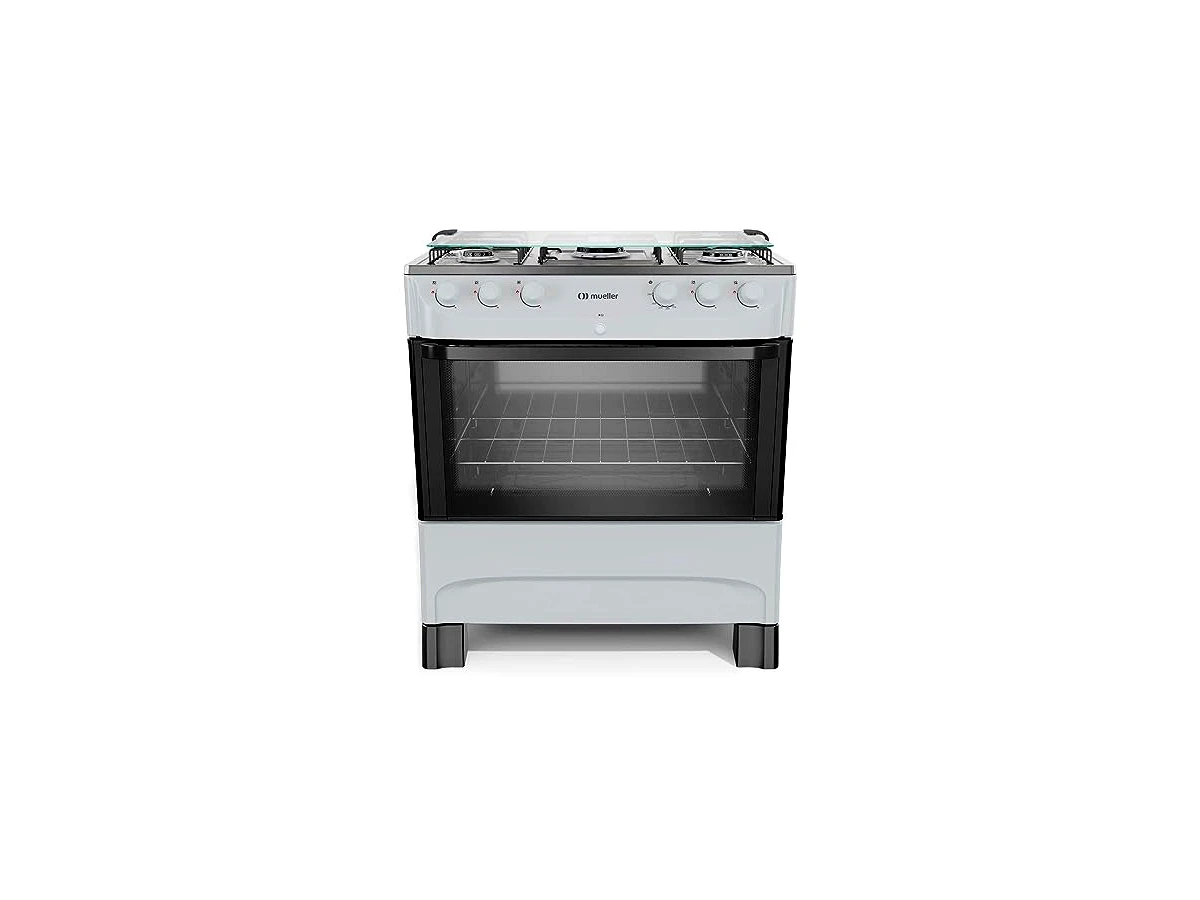 Revisão Fogão de Piso 5 Bocas Mueller Maggiore Branco com Grill Elétrico e Acendimento Automático: potência de sobra e excelente custo-benefício