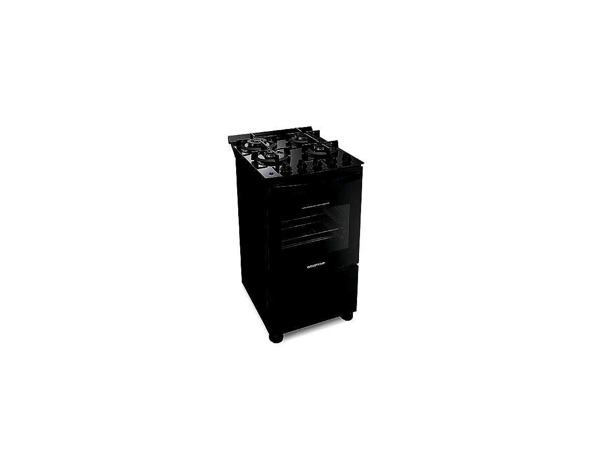 Revisão Fogão Brastemp 4 Bocas Preto com Mesa de Vidro e Dupla Chama - Modelo BFO4XAE: a melhor união entre agilidade e design para cozinhas compactas
