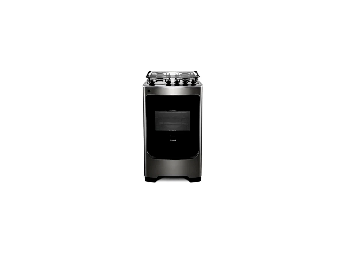 Revisão Fogão Consul 4 Bocas Inox com Mesa de Inox (CFO4NAR): o clássico eficiente com mesa funda para conter derramamentos