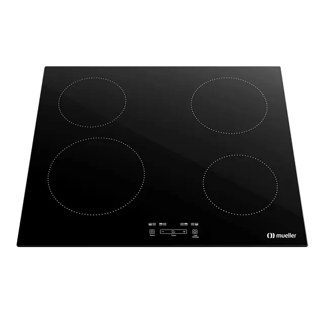 Revisão Cooktop de Indução Mueller 4 Bocas MCI014BG1: Velocidade imbatível, mas com instalação elétrica exigente