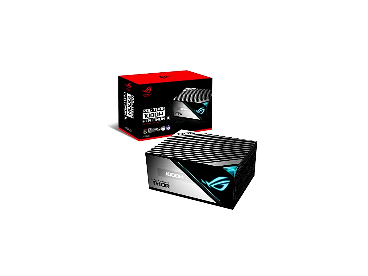 Revisão ASUS Fonte de alimentação ROG Thor 1000W Platinum II totalmente modular com 1000W, 80+ platina, dissipadores de calor ROG, ventilador de 135 mm, modo 0dB, tela OLED, Aura Sync: O ápice do luxo e do silêncio para setups gigantes