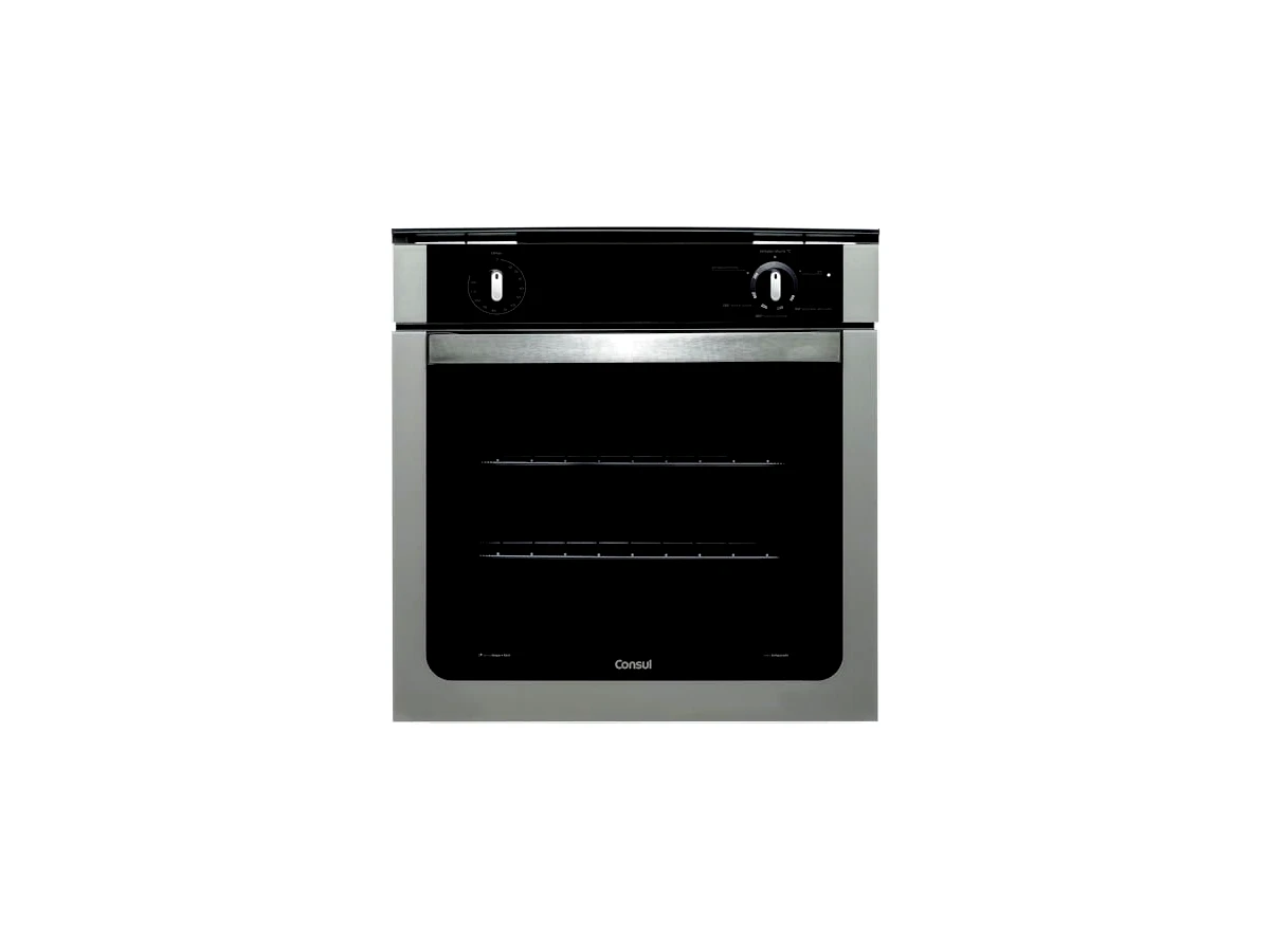 Revisão Forno de Embutir a Gás Consul 78 Litros Prata com Timer e Grill COA84BR: Espaço de sobra e praticidade para assados volumosos