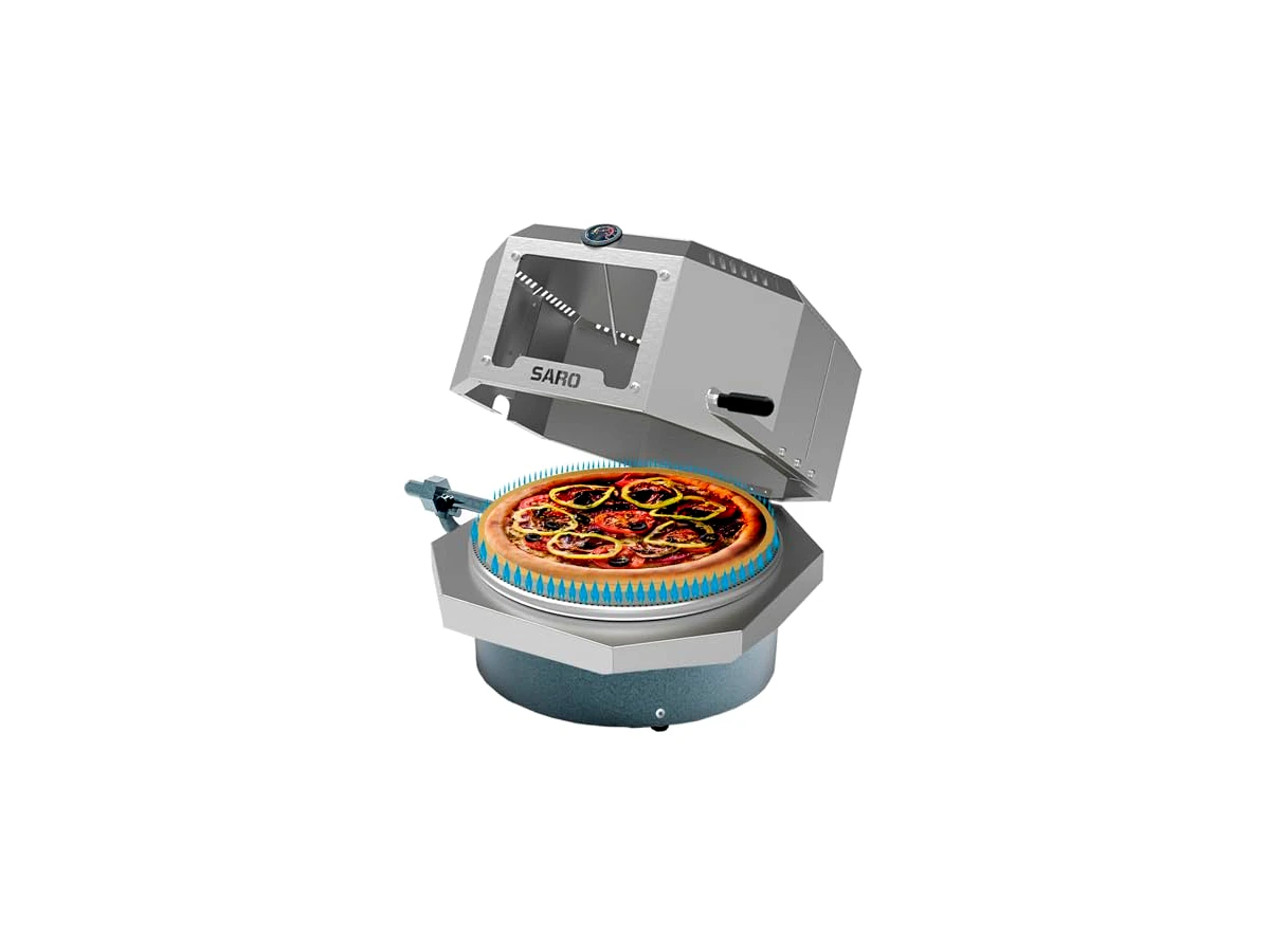 Revisão Forno de Pizza Industrial A Gás SARO Paulistano 40cm (Modelo FC40): Potência semiprofissional e controle para discos tamanho família