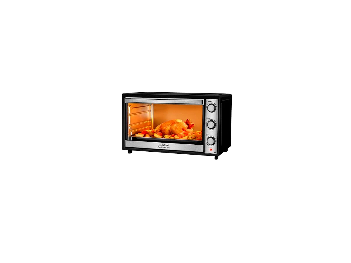 Revisão Forno Elétrico de Bancada Mondial Family Grill FRN-60-BI 60 Litros Preto/Inox: O rei do custo-benefício para assados longos
