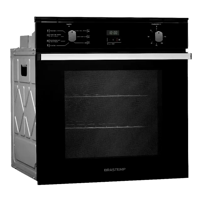 Revisão Forno Elétrico de Embutir Brastemp 84L BOC84AE: espaço de sobra com convecção, mas exige atenção no preparo