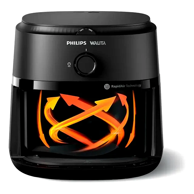 Revisão Fritadeira Air Fryer Philips Walita 6,2L 1700W Série 1000 XL NA130/09: O equilíbrio ideal entre rapidez e cocção uniforme