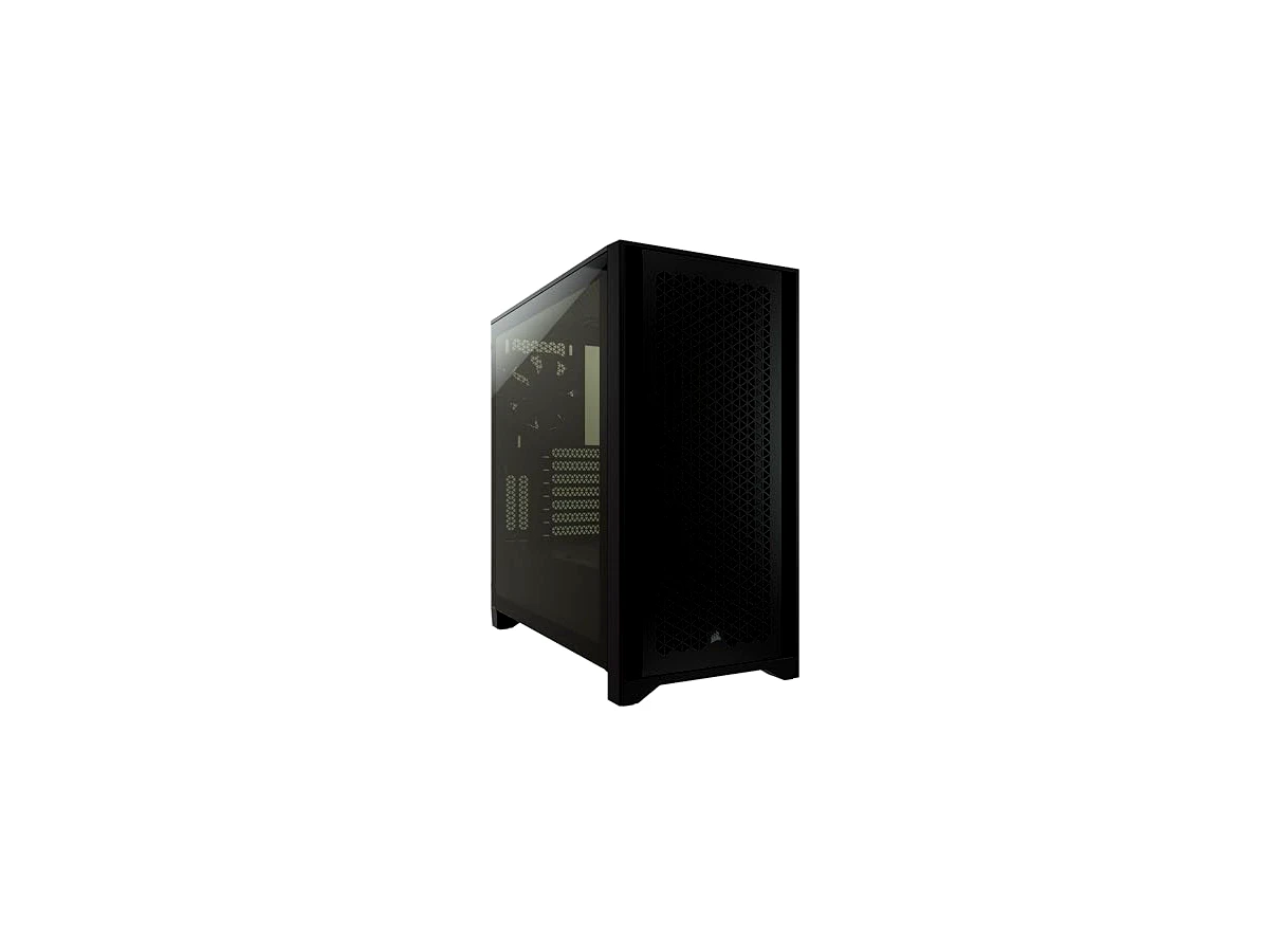 Gabinete Gamer Corsair 4000D Airflow Mid-Tower ATX preto com vidro temperado - CC-9011200-WW