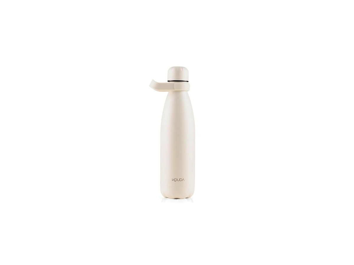Revisão Garrafa Térmica Kouda Grey 500ml (Modelo: All Black): elegância minimalista para a mesa de trabalho