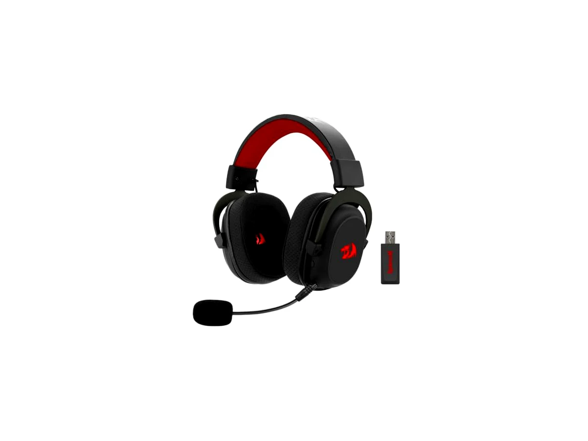 Revisão Headset Gamer Redragon Zeus Pro Preto Sem Fio 7.1 H510-PRO: A porta de entrada definitiva e confortável para o áudio sem fio