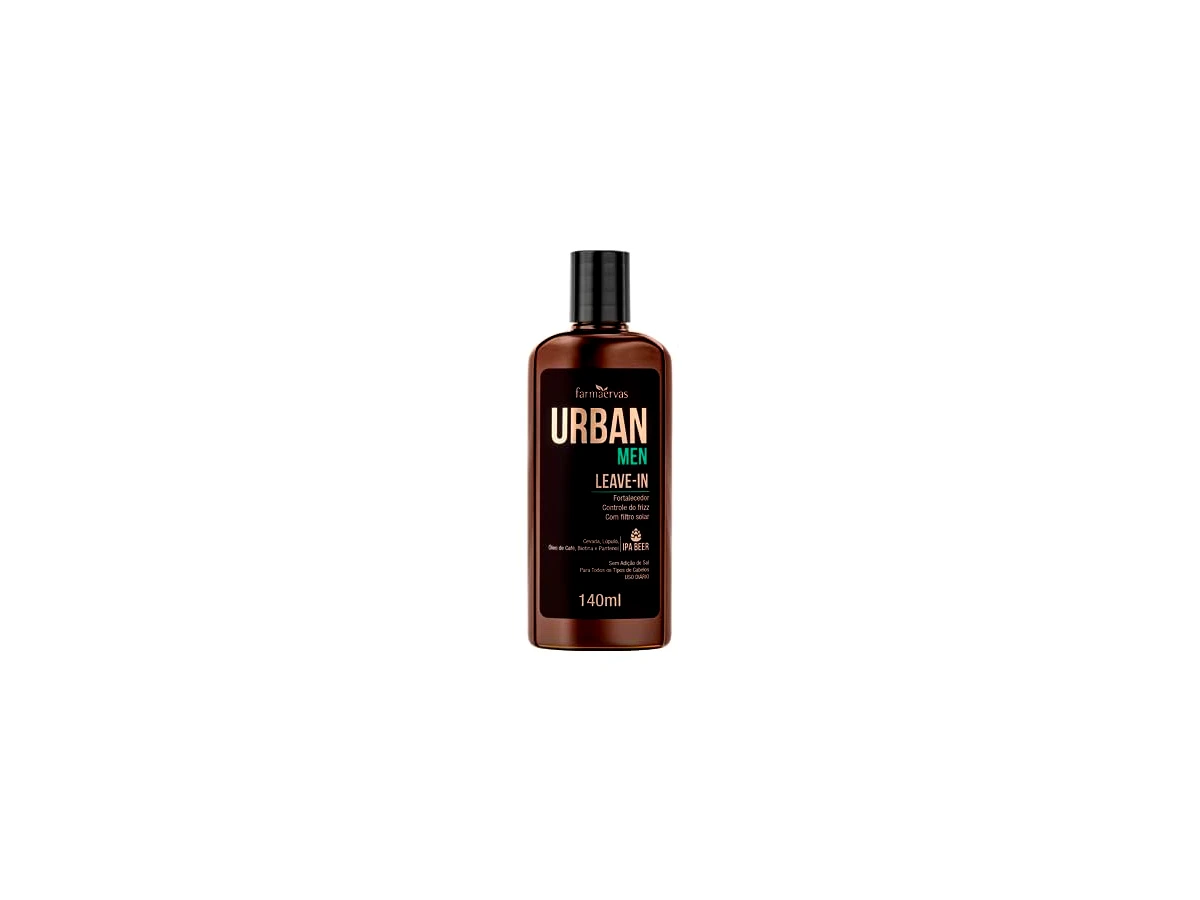 Revisão Creme de Pentear Hidratante Urban Men Cabelo e Barba Farmaervas 100ml: A melhor escolha barata para alinhar cabelo e barba a seco
