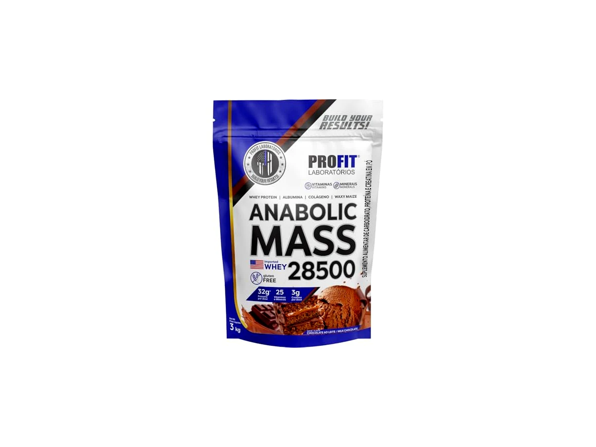 Revisão Suplemento Hipercalórico Anabolic Mass 28500 Profit 3kg Sabor Chocolate Ao Leite: a melhor aposta econômica para segurar a fome