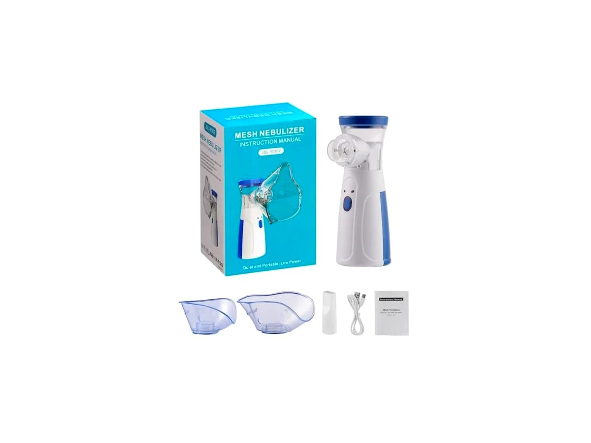 Nebulizador Inalador Portátil Silencioso para Adultos e Crianças USB