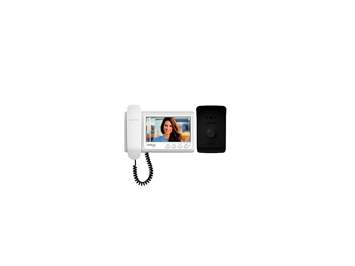 Revisão Vídeo Porteiro Residencial IVR 1070 HS Branco e Preto Intelbras: tela grande e confiabilidade para quem não quer depender de Wi-Fi