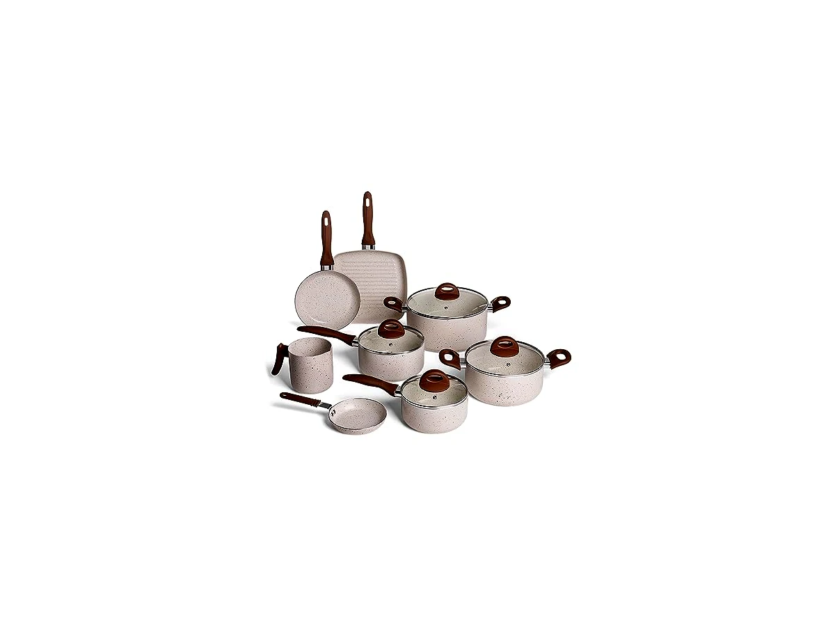 Revisão Jogo de Panelas Brinox Ceramic Life Smart Plus em Alumínio com Revestimento Cerâmico 8 Peças Vanilla (Ref: 4791/105): excelente antiaderência, mas preste atenção ao tamanho das peças