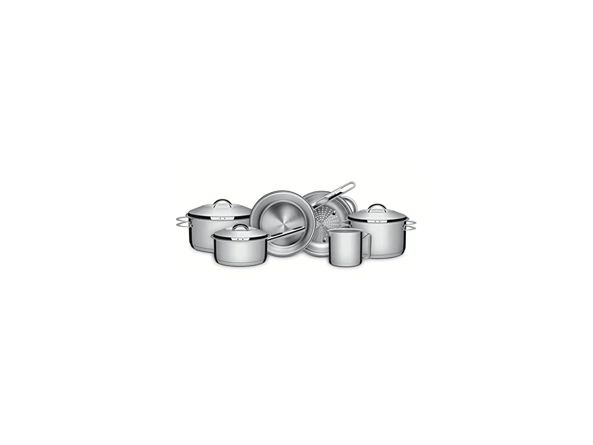 Revisão Jogo de Panelas Tramontina Aço Inox Fundo Triplo Solar 6 Peças (Ref: 65510/200): durabilidade extrema para quem domina o fogo baixo