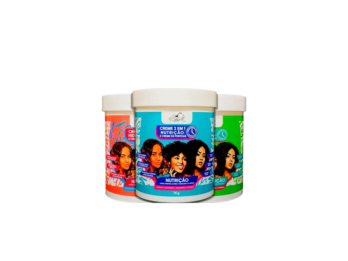 Revisão Kit Cronograma Capilar HNR Belkit Creme 2 em 1 (3 Produtos): a melhor escolha multifuncional para cachos e crespos