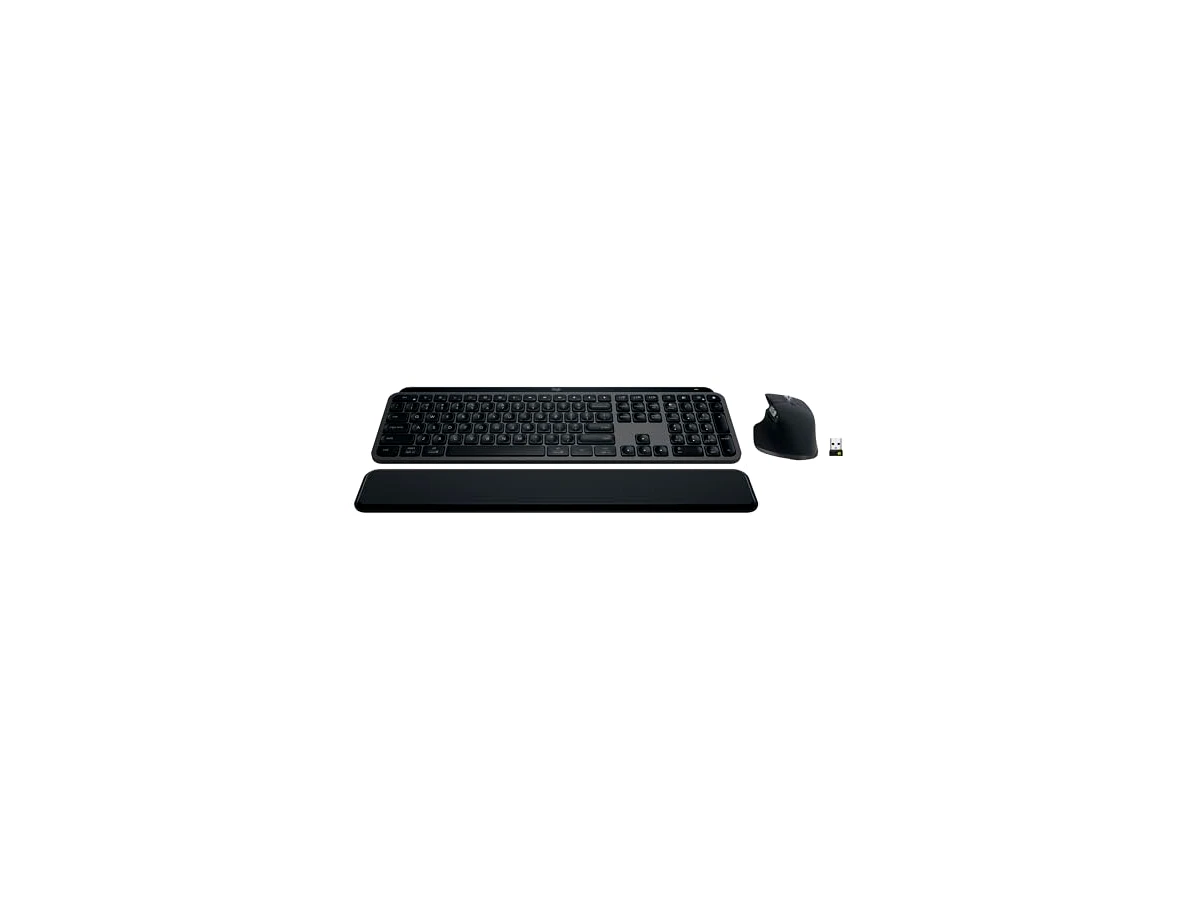 Revisão Logitech Combo MX Keys S - Teclado e mouse sem fio de desempenho com apoio para as mãos, iluminação personalizável, rolagem rápida, Bluetooth, USB C, para Windows, Linux, Chrome, Mac, grafite colorido: a escolha definitiva para profissionais multitarefa