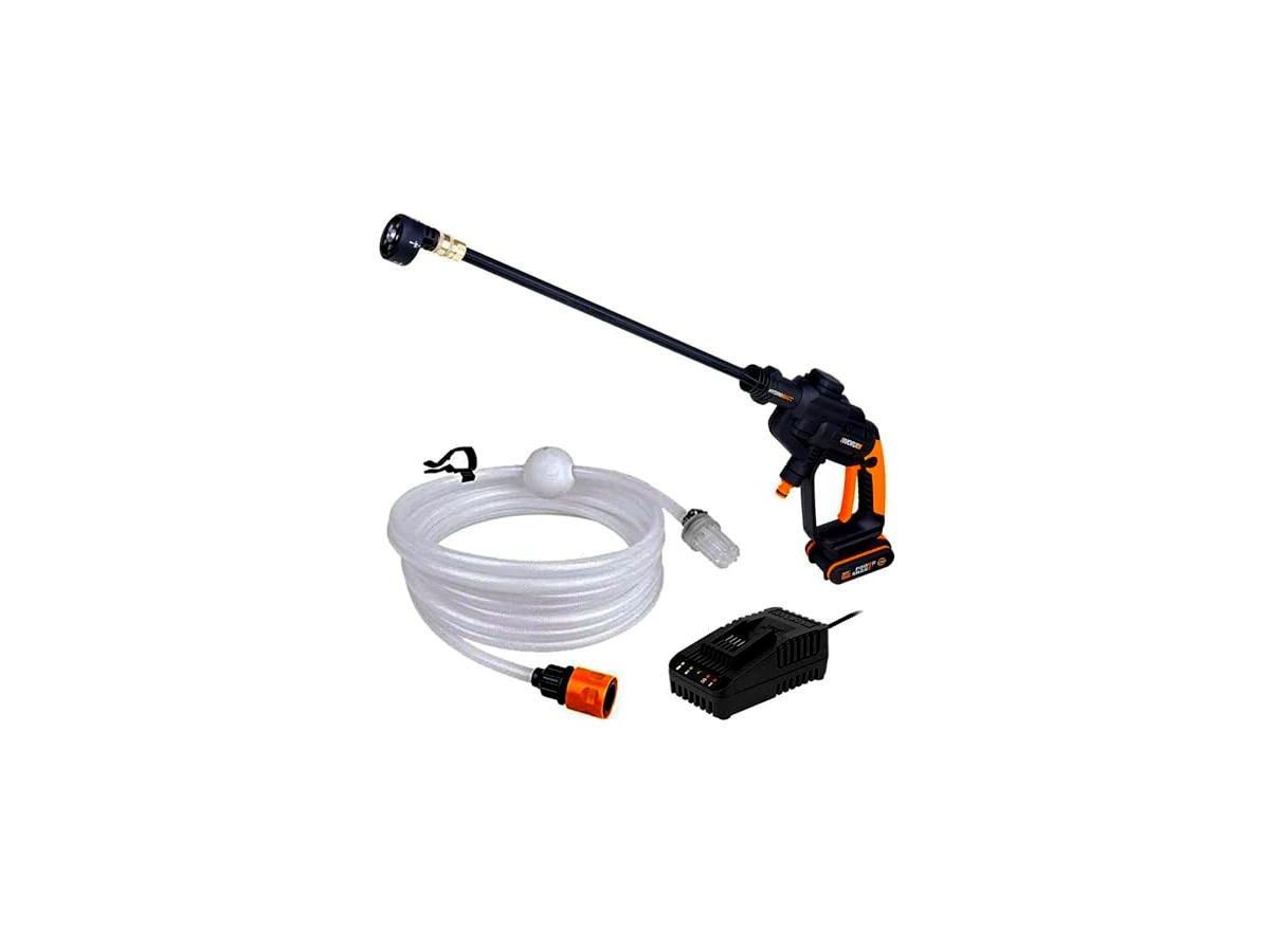 Revisão Lavadora de Alta Pressão Portátil WORX WG620E 20V – Hydroshot: o melhor kit completo para limpezas leves