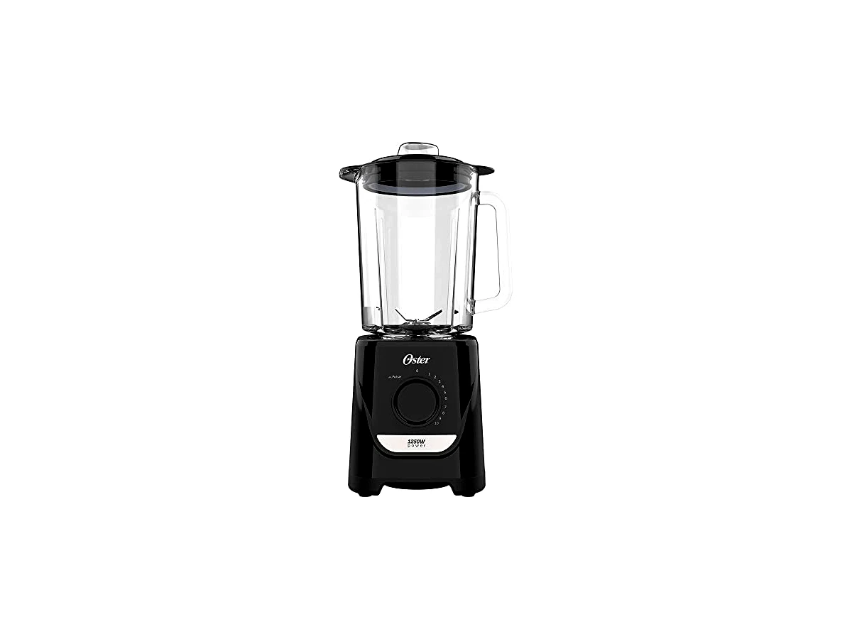 Revisão Liquidificador Oster Power OLIQ520 Preto 1250W Copo de Vidro 2,2L 10 Velocidades: A melhor união entre jarra de vidro e alta capacidade familiar