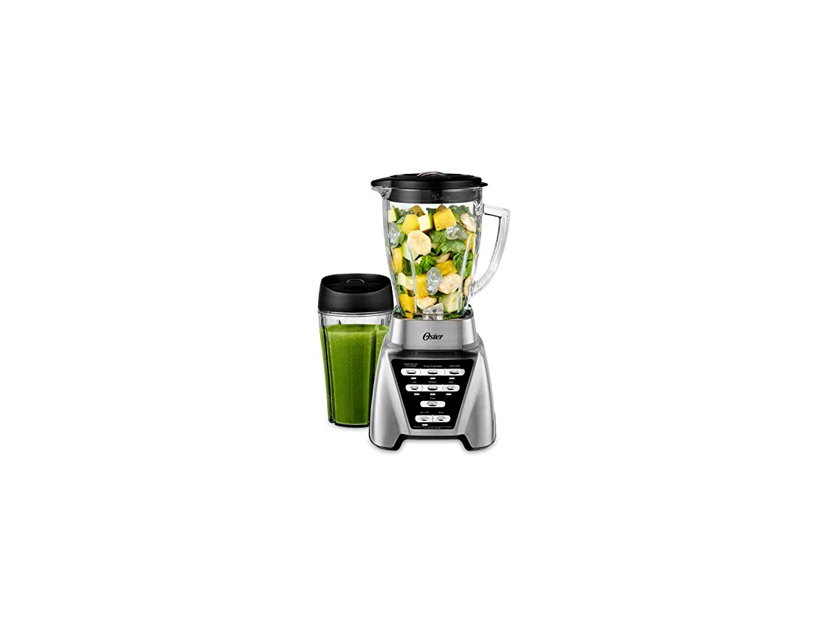 Revisão Liquidificador Oster Pro 1200 BLSTMB-CBG-017 Aço Escovado 1200W Copo de Vidro 1,5L com Copo Blend N Go: versatilidade dupla para smoothies e sopas