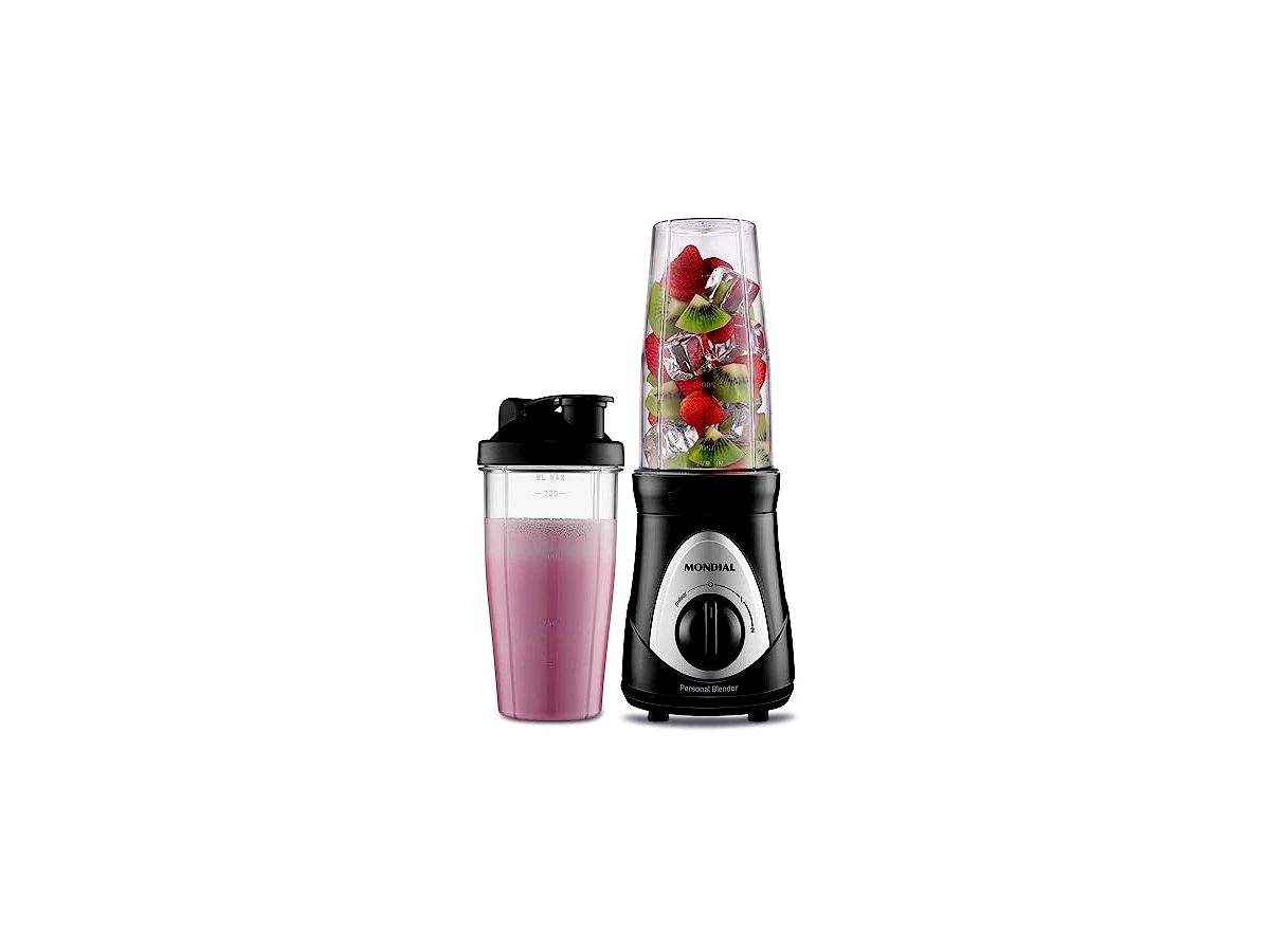 Revisão Mini Liquidificador Mondial Personal Blender DG-01 Inox 300W com 2 Copos de 750ml: Capacidade ampliada e controle real de textura