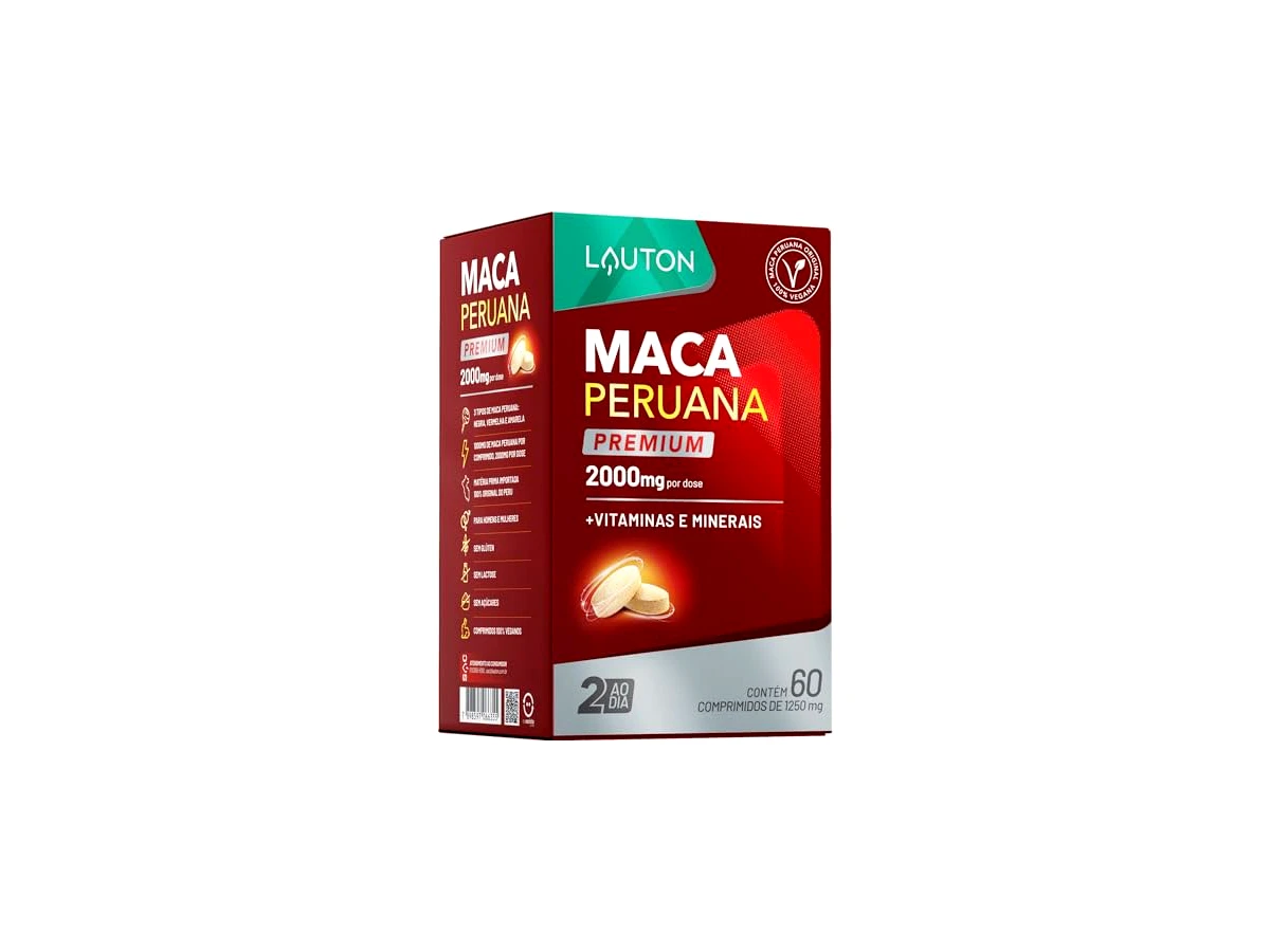 Revisão Maca Peruana Premium Clinical Series 1000mg Lauton Nutrition 120 Cápsulas Veganas: o melhor blend triplo para uso diário