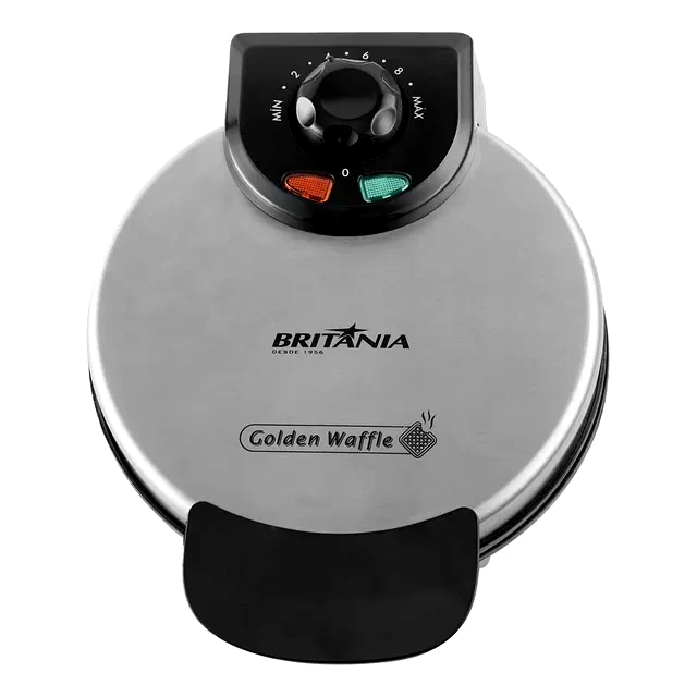 Revisão Máquina de Waffle Britânia 850W Golden Waffle: boa escolha de controle térmico, mas exige cuidados no uso contínuo