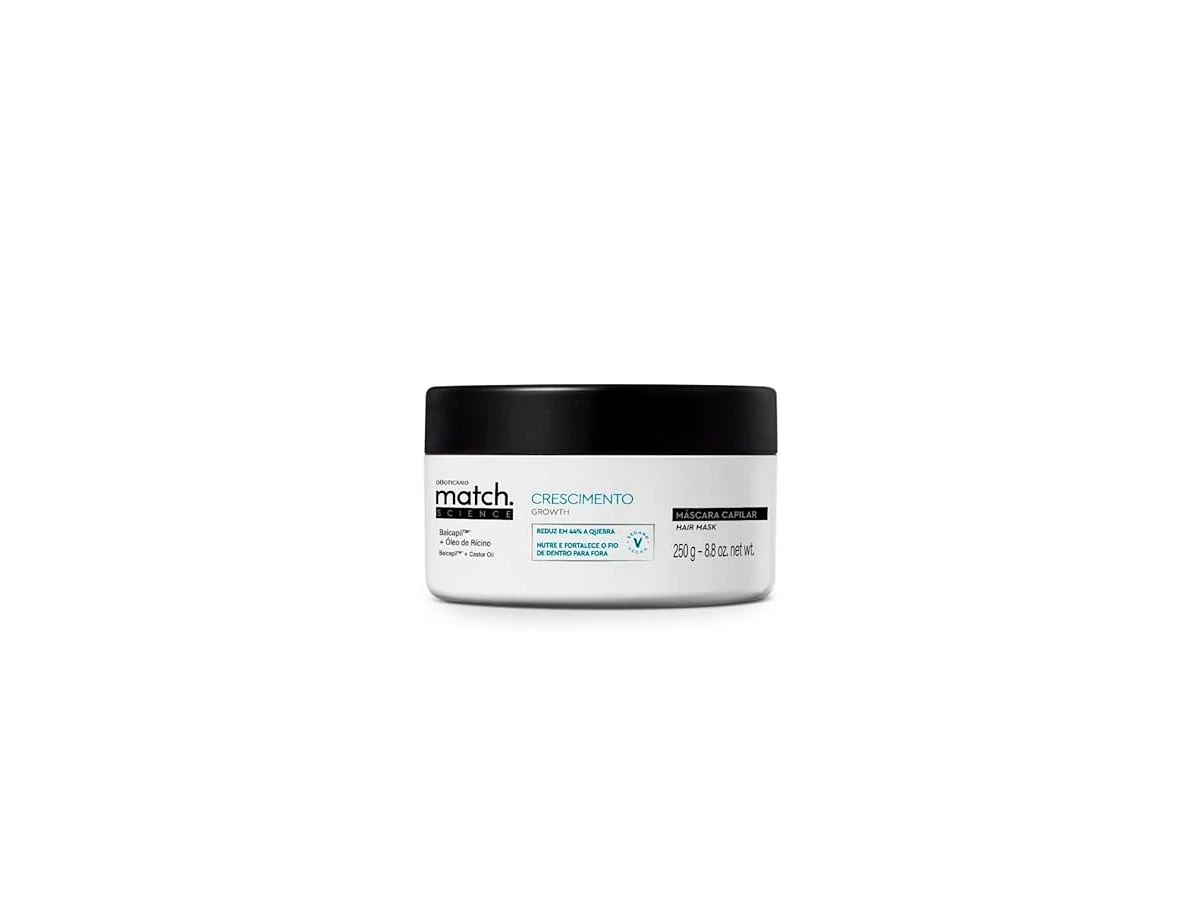 Revisão Máscara Capilar Match Science Crescimento 250g: excelente para evitar quebra, mas o crescimento pleno pede a linha inteira