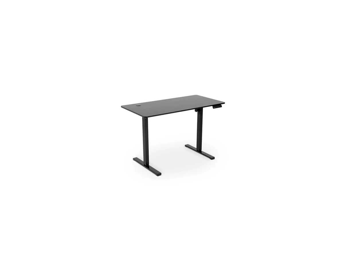 Revisão Mesa com Regulagem de Altura DT3 F10; Função memória; Sistema anticolisão; Apoio com coluna invertida; Elevação; (Black): a porta de entrada mais segura para o mundo das standing desks