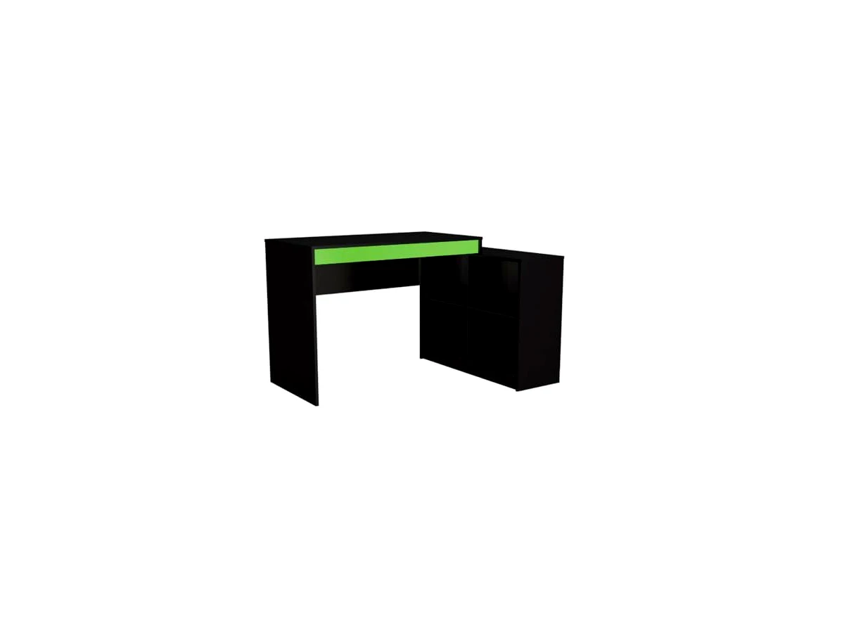 Revisão Mesa Gamer ED5 2.0 Preta ThunderX3: O espaço definitivo e organizado para setups competitivos