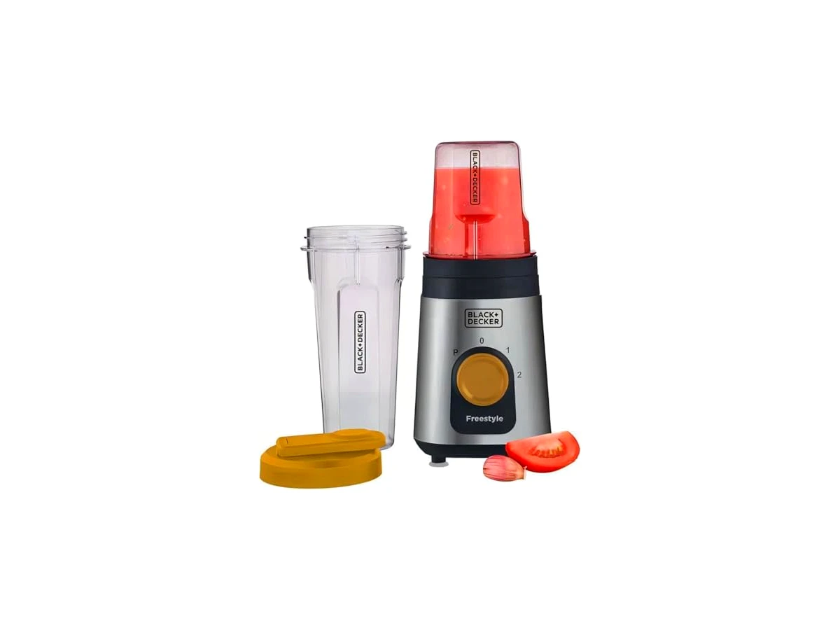 Revisão Liquidificador Pessoal Portátil Black+Decker LP320-BR 300W Inox com 2 Copos: A dupla função que otimiza o espaço na cozinha