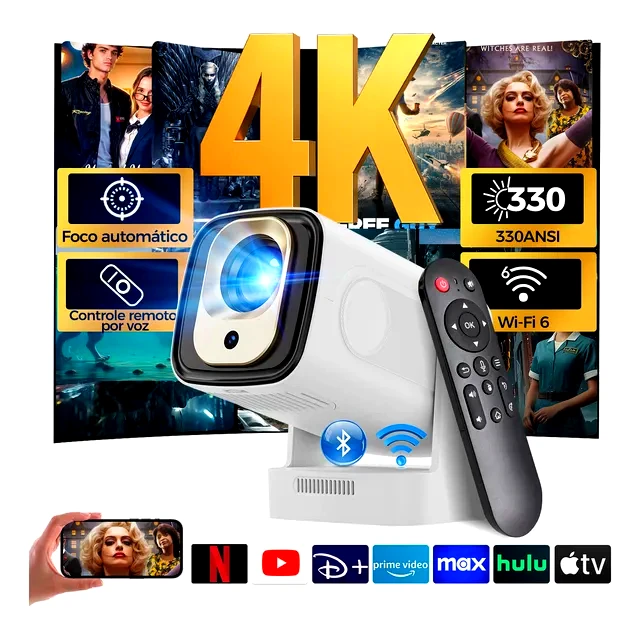 teste Projetor Magcubic Full HD Android Wi-Fi HY310