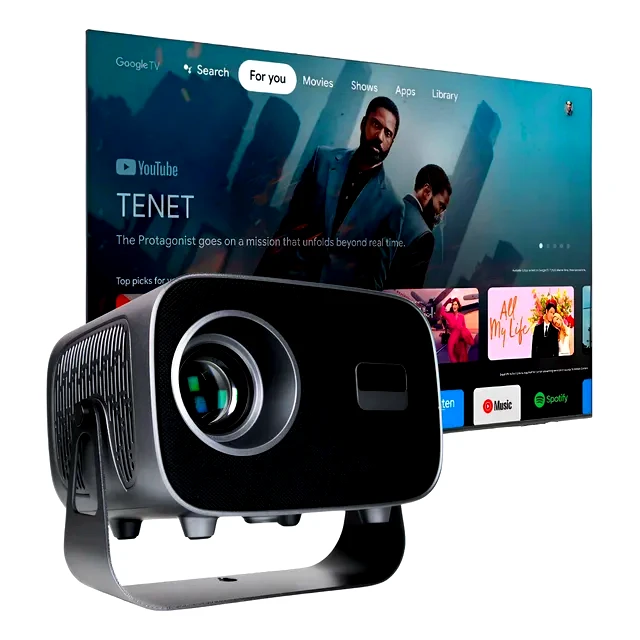 teste Projetor Portátil 4K T15 Pro