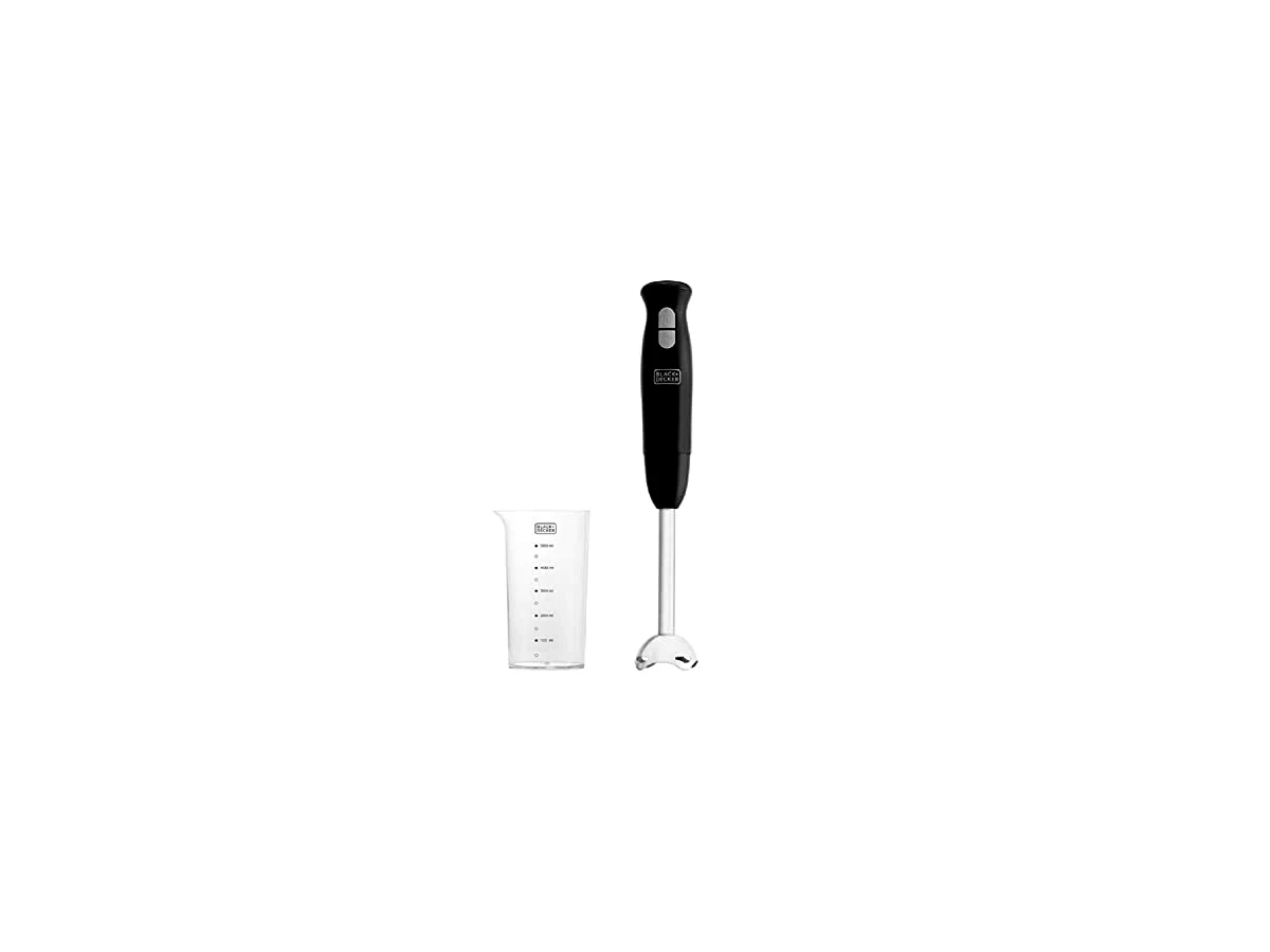 Revisão Mixer Vertical Black+Decker M300V 300W Branco com Copo 500ml: A melhor opção simples e ultraleve com haste de inox