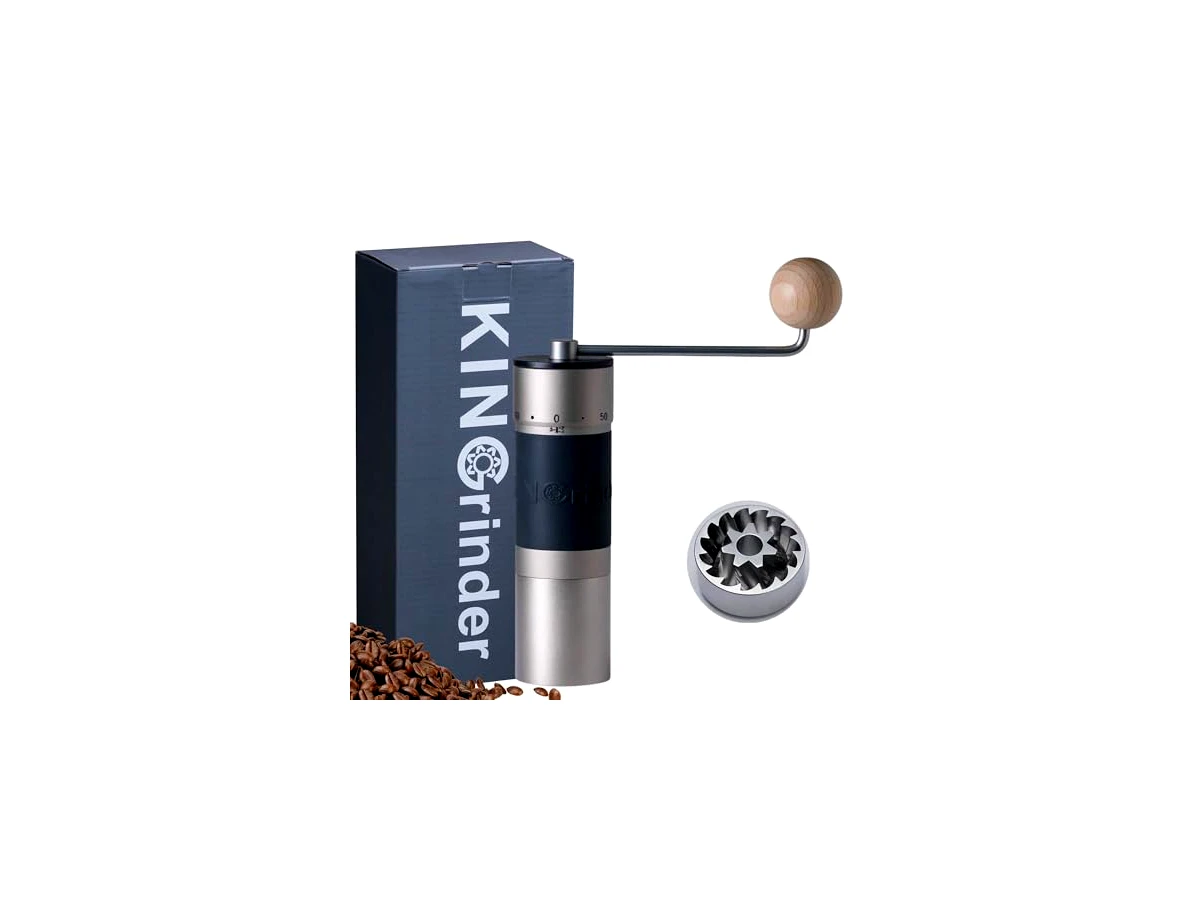 Revisão KINGrinder K6 Moedor manual de café (prata/alumínio, ajuste externo, rebarba inoxidável): A escolha definitiva em custo-benefício para espresso e filtro
