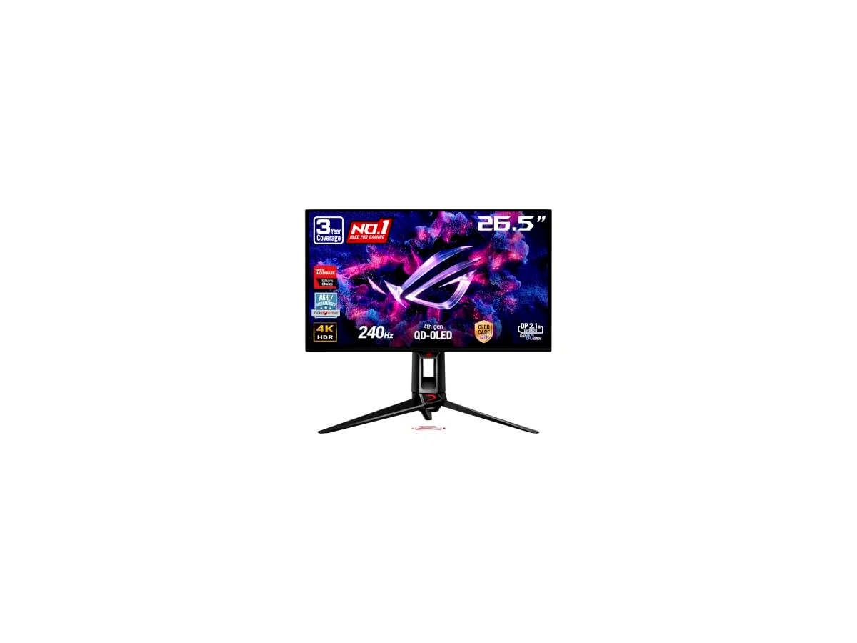 Revisão ASUS ROG Swift OLED PG27UCDM, 26,5", QD-OLED 4K, 240 Hz: o monitor definitivo para leitura e jogos