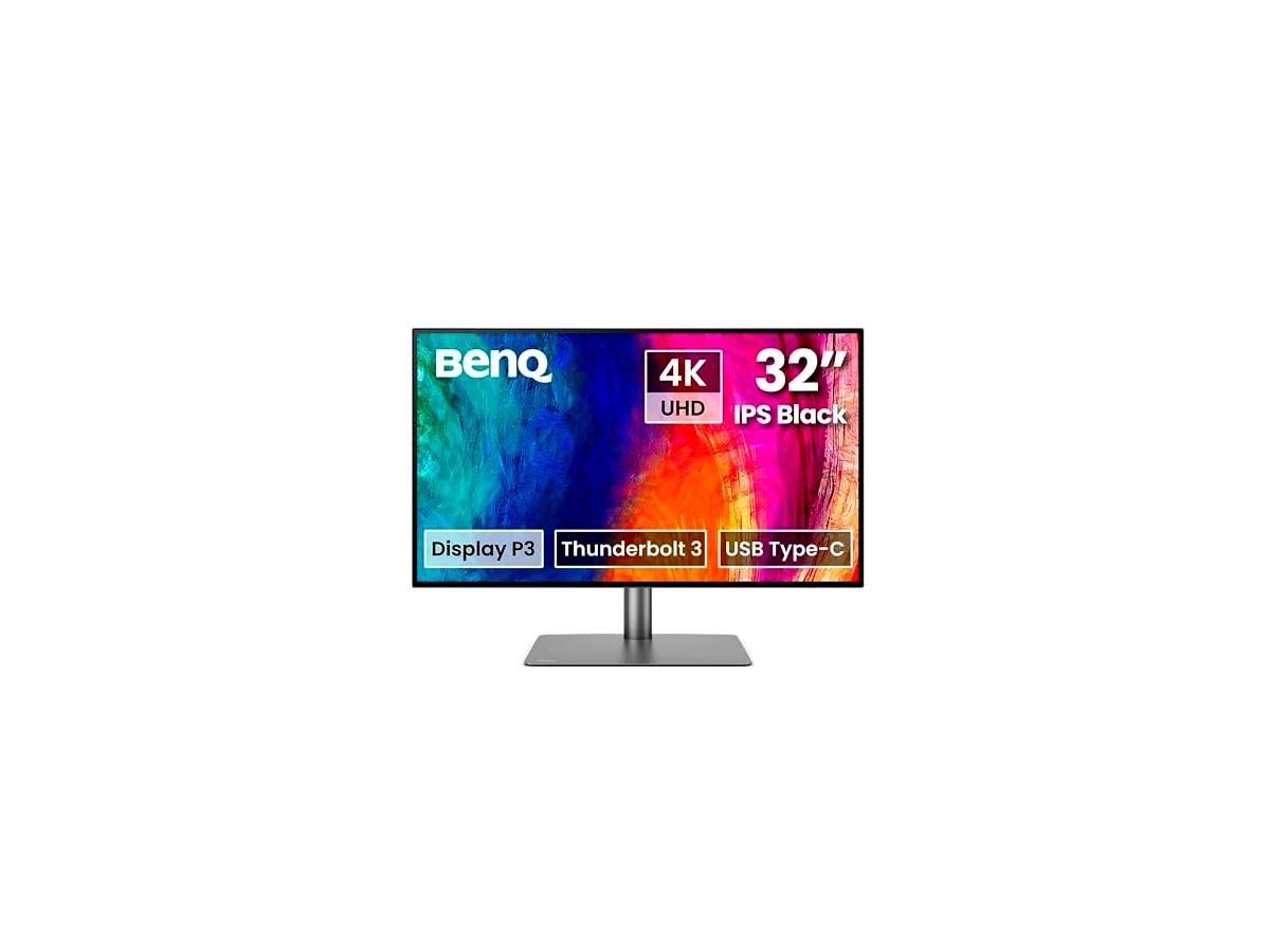 Revisão BenQ PD3225U 32 polegadas 4K IPS Preto UHD Thunderbolt Monitor para MacBook, AQCOLOR, 98% P3, 100% sRGB e Rec.709, DeltaE ≤2, Calibração de fábrica, USB-C 85W, Hub USB, conectividade em cadeia, KVM: a escolha definitiva para contraste profundo e integração no ecossistema Mac