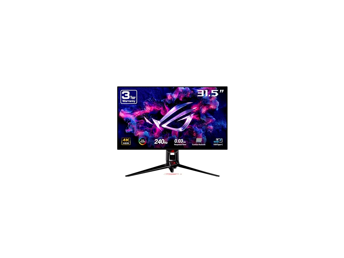 Revisão ASUS ROG Swift Monitor de jogos OLED 4K de 32 polegadas (PG32UCDM) - UHD (3840 x 2160), QD-OLED, 240Hz, 0,03ms, compatível com G-SYNC, dissipador de calor personalizado, filme de grafeno, 99% DCI-P3,: o ápice da tecnologia plana para setups de altíssimo padrão
