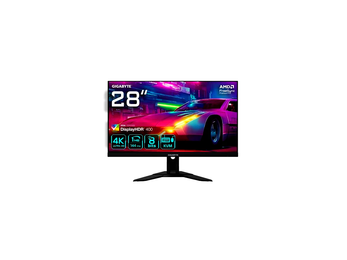 Revisão GIGABYTE Monitor de jogos M28U 28 polegadas 4K UHD - 3840 x 2160, 144Hz, 1ms, 300 cd/m², FreeSync Premium Pro, Display HDR400, HDMI 2.1, Displayport 1.4: Versatilidade imbatível para setups híbridos, mas com ressalvas no console