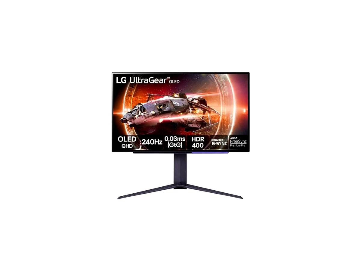 Revisão Monitor Gamer LG UltraGear OLED – Tela OLED 27”, 2K QHD, HDR400 True black, 1.5M:1, 240Hz, 0,03ms (GtG), NVIDIA® G-SYNC®, AMD FreeSync™ Premium Pro – 27GS95QE-B: imersão absoluta e praticidade com controle remoto