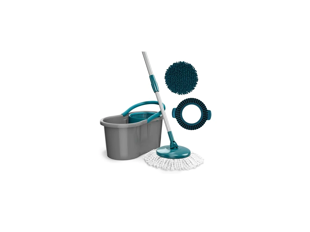Revisão Mop Giratório Pro Flash Limp MOP7038 com Cesto em Aço Inox: Resistência mecânica em formato compacto para lavanderias pequenas