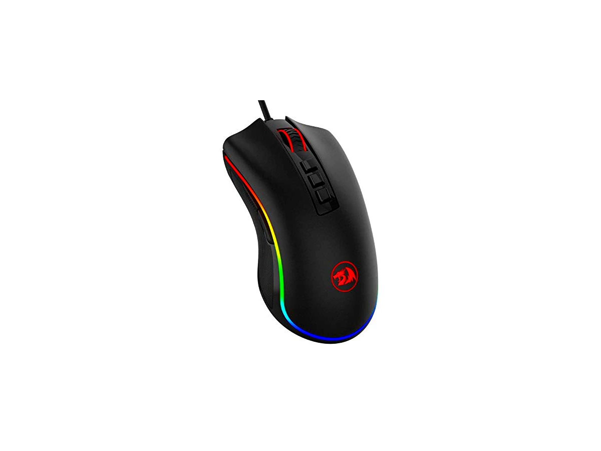 Revisão Redragon Cobra M711 preto com fio, peça M-711_SML — não confundir com o M711-PRO sem fio ([amazon.com.br](https://www.amazon.com.br/dp/B07Q437WXK/?tag=osmelhoresdeh-20 o barato que cobra seu preço em peso e durabilidade