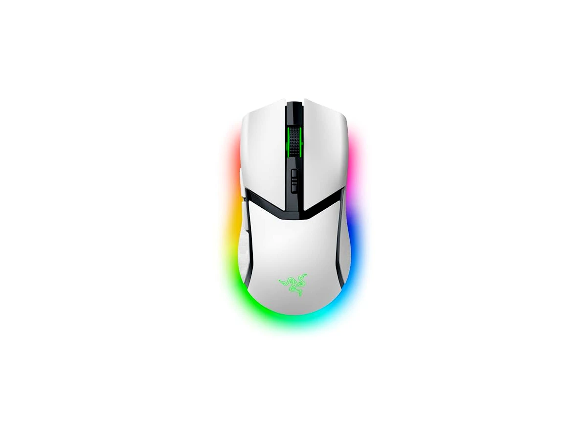 Revisão Razer Mouse para jogos sem fio Cobra Pro: 10 controles personalizáveis - Iluminação RGB cromada - Sensor óptico de 30K - Interruptores ópticos de 3ª geração - 2,4 GHz, Bluetooth e USB Tipo C - Bateria: o ápice estético para mãos menores