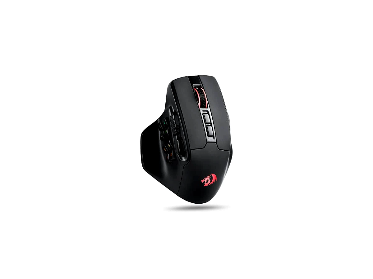 Revisão Mouse Gamer Redragon Aatrox Pro RGB Preto 15 Botões Programáveis para MMO PAW3395 26000 DPI M811RGB-PRO: a central de comandos definitiva