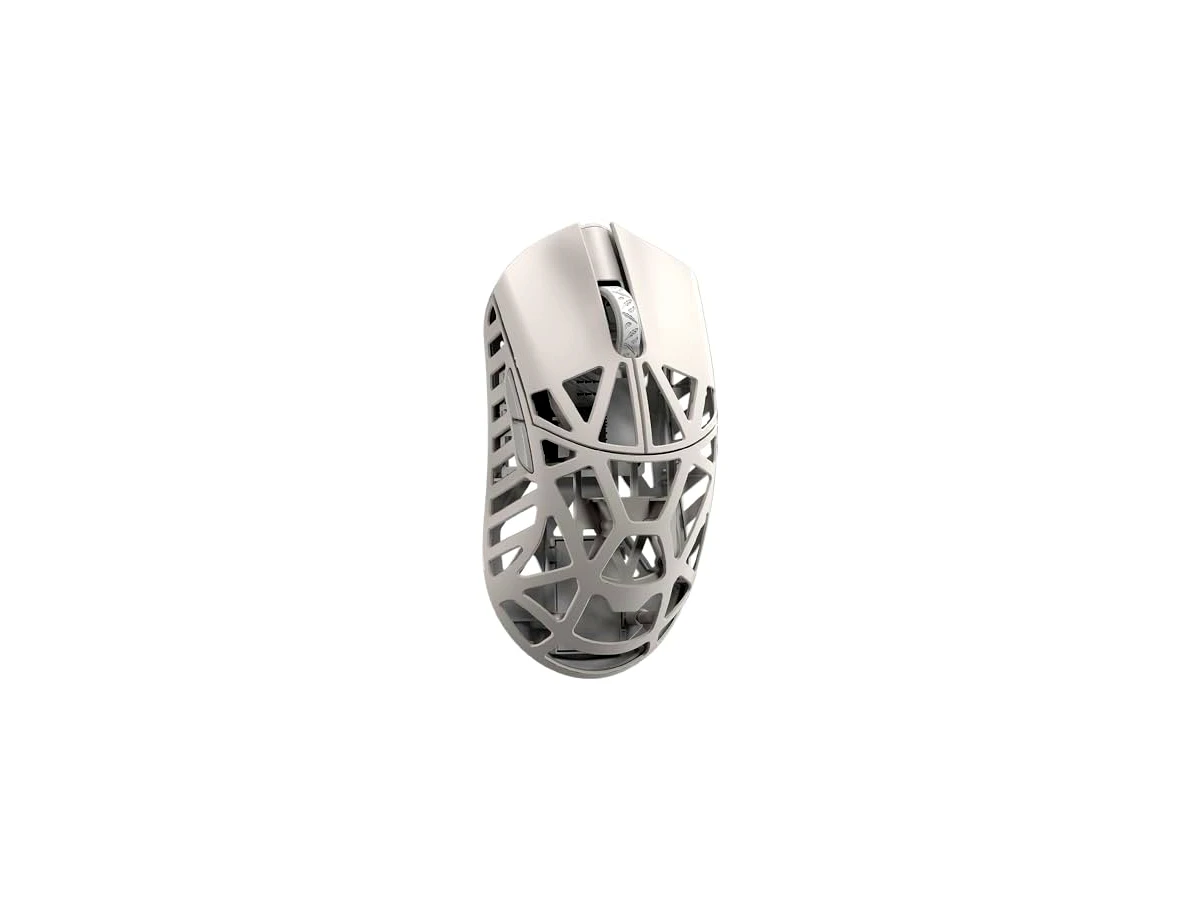 Revisão KEEBMONKEY Mouse para jogos sem fio WLMOUSE Beast X Max – Taxa de sondagem de 8 KHz, liga de magnésio de 42 g, sensor PAW3950HS, interruptores DPI, OM e TTC personalizáveis P2 (branco leite): O ápice da leveza estrutural para FPS competitivo
