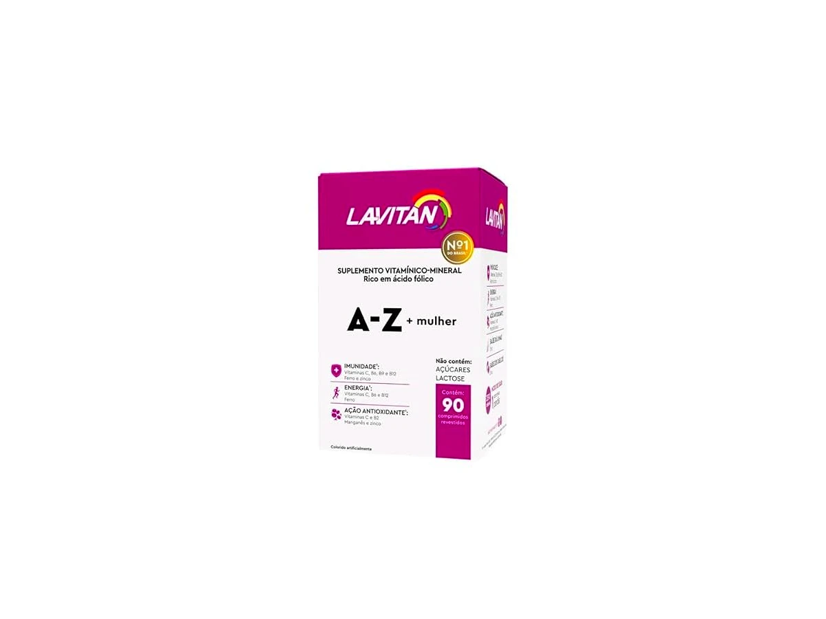 Revisão Lavitan Mulher A-Z Cimed Suplemento Vitamínico 90 Drágeas: O multivitamínico mais econômico para o dia a dia
