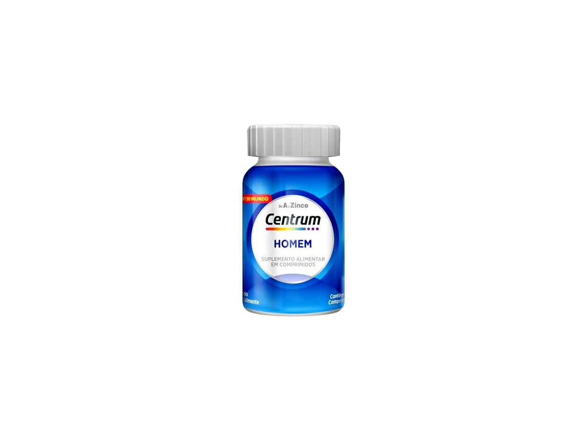 Revisão Centrum Homem Multivitamínico Diário (60 Comprimidos): o clássico premium para energia sem sobrecarga de ferro