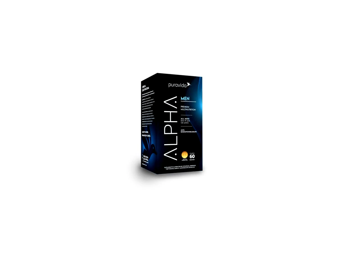 Revisão Puravida Alpha Men Suplemento Alimentar de Vitaminas e Minerais (60 cápsulas): A elite da biodisponibilidade em formato lipossomado