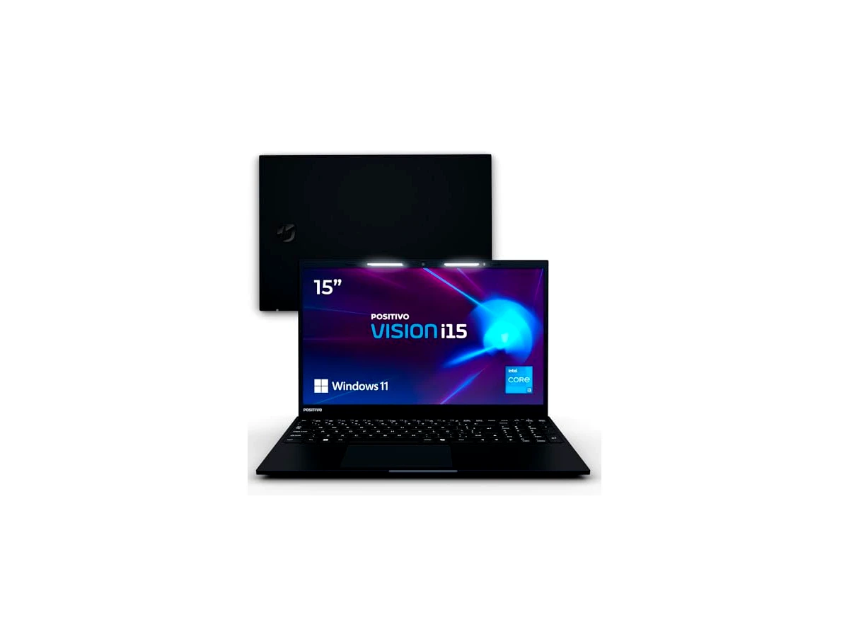Revisão Notebook Positivo Vision i15 Lumina Bar i3-N300, 8GB 256GB SSD, Tela 15 polegadas Full HD Antirreflexo Windows 11 Home - Preto: a escolha prática para rotinas básicas e chamadas de vídeo